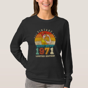 51 Jahre alt 1971 Vintag 51. Geburtstagsgeschenke  T-Shirt