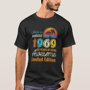 51 Jahre alt Geboren im August 1970 51. Geburtstag T-Shirt