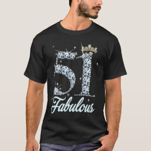 51 Jahre alt ist mein 51. Geburtstag Königin Diamo T-Shirt