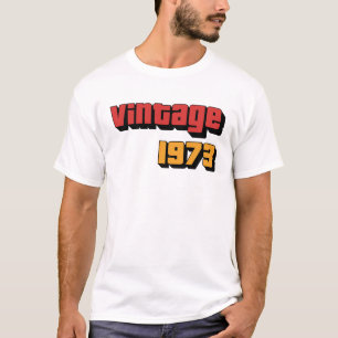 51 Jahre alte Geschenke Männer Frauen Vintage 1973 T-Shirt