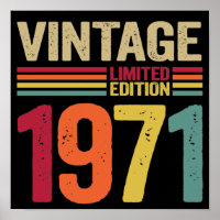 51 Jahre Alte Geschenke Vintag 1971 51. Geburtstag