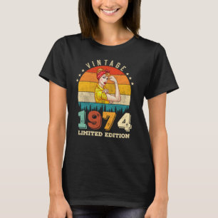 51 Jahre alter Tag 1974 Vintag 51. Geburtstagsfrau T-Shirt