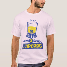 51 Jahre Geburtstags-Alkohol Humor 1 T-Shirt