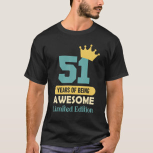 51 Jahre Phantastisch 51. Geburtstag T-Shirt