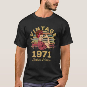 51-jährige Geschenke Vintag 1971 Limited Edition 5 T-Shirt