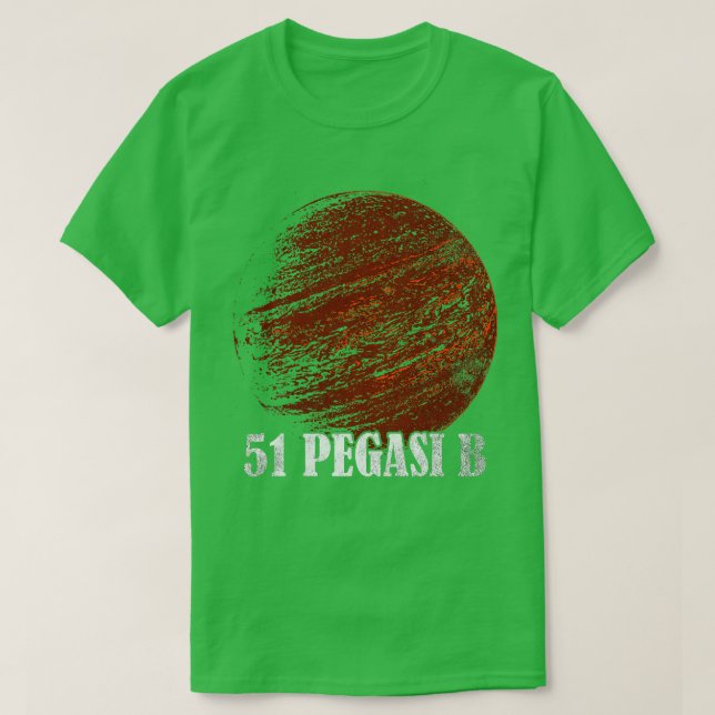 51 Pegasi B Exoplanet Extrasolare Planet T-Shirt (Design vorne)