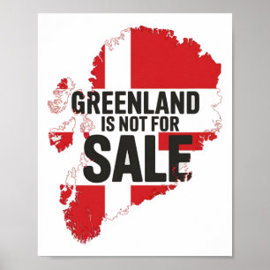 51. Staat Grönland steht nicht zum Verkauf  Poster