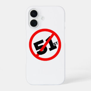 51. Staat Kein Weg iPhone 16 Hülle