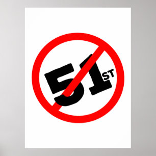 51. Staat Kein Weg Poster