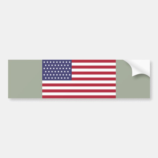 51 Sternenflagge der USA (USA) Autoaufkleber (Vorne)
