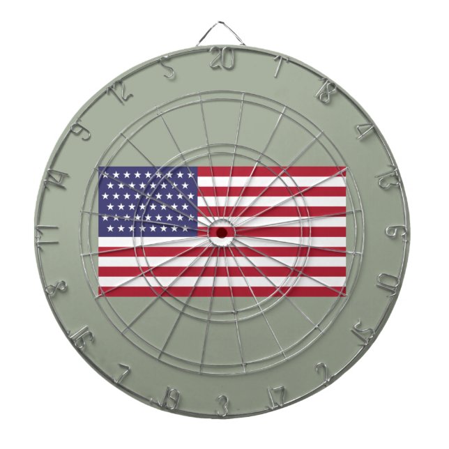 51 Sternenflagge der USA (USA) Dartscheibe (vorne)