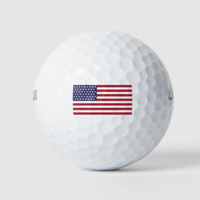51 Sternenflagge der USA (USA) Golfball (Vorderseite)