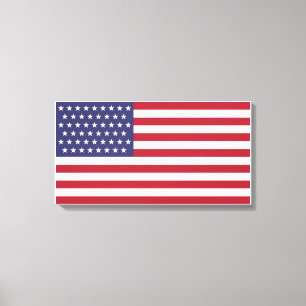 51 Sternenflagge der USA (USA) Leinwanddruck