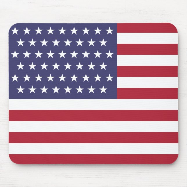 51 Sternenflagge der USA (USA) Mousepad (Vorne)