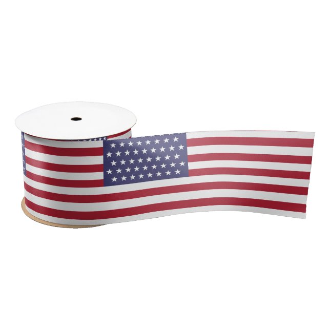 51 Sternenflagge der USA (USA) Satinband (Spule)