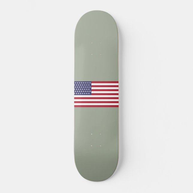 51 Sternenflagge der USA (USA) Skateboard (Vorderseite)