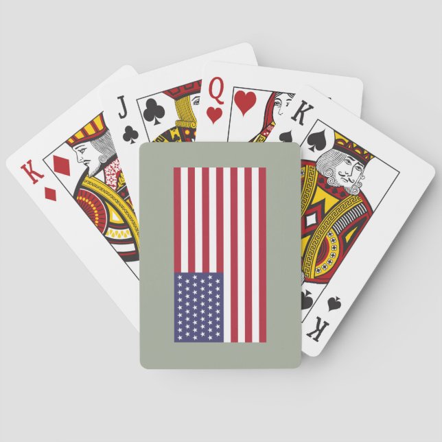 51 Sternenflagge der USA (USA) Spielkarten (Rückseite)