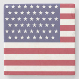 51 Sternenflagge der USA (USA) Steinuntersetzer