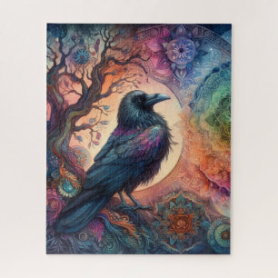 520 Stück Crow Tree of Life Mandala Pagan Puzzle