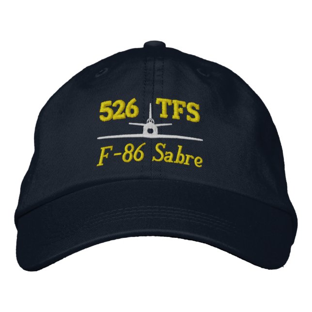 526 TFS F-86 Golf Hat Bestickte Baseballkappe (Vorderseite)