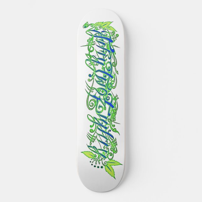 5280 script in green and blue skateboard (Vorderseite)