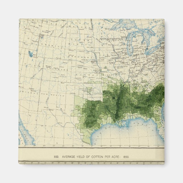 52 Baumwolle 1890 Magnet (Vorne)