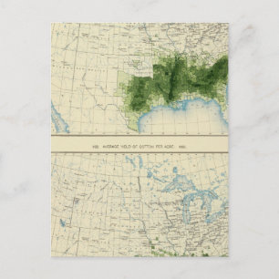 52 Baumwolle 1890 Postkarte