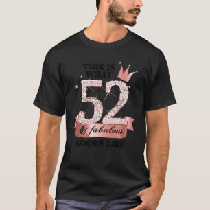 52 & Fabulous I Rose and White Party Gruppe Candid T-Shirt