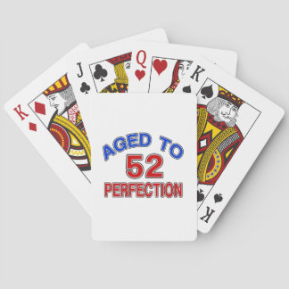52 gealtert zur Perfektion Spielkarten