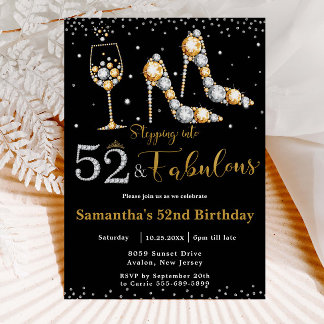 52. Geburtstag, 52. Einladung