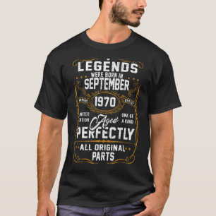 52. Geburtstag 52 Jahre alte Legenden Geboren im S T-Shirt