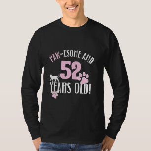 52. Geburtstag 52 Jahre Mama Cat Lover Birth T-Shirt