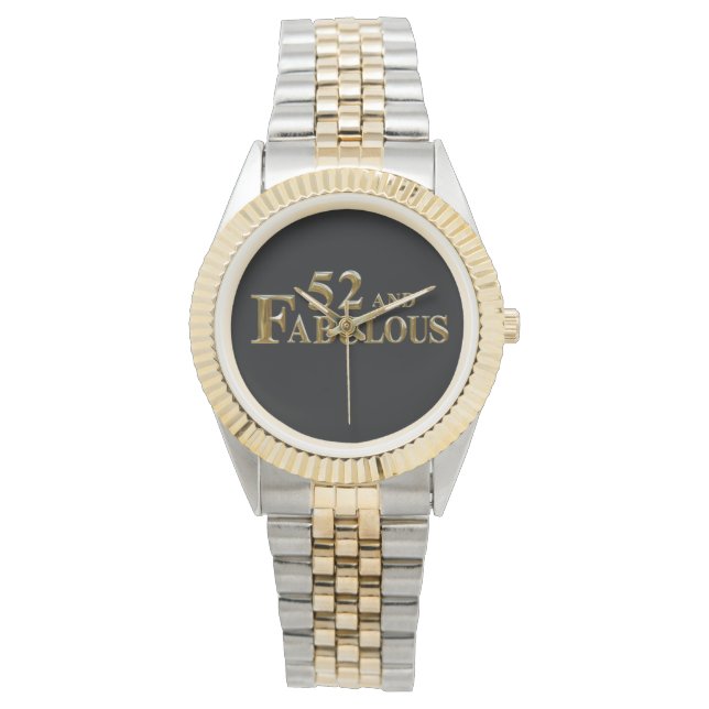 52. Geburtstag Armbanduhr (Vorderseite)