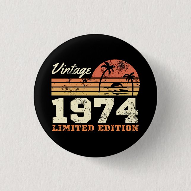 52. Geburtstag Button (Vorderseite)