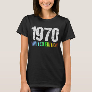 52. Geburtstag Ladys Mens 52 Jahre 1970 1 T-Shirt