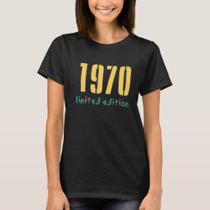 52. Geburtstag Ladys Mens 52 Jahre 1970 7 T-Shirt
