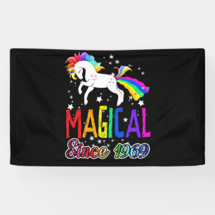 52. Geburtstag Magisches Furzendes Einhorn Regenbo Banner