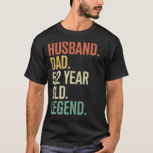 52. Geburtstag Papa Ehemann Vater 52 Jahre alte Le T-Shirt