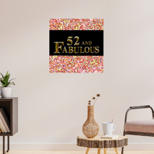 52. Geburtstag Poster