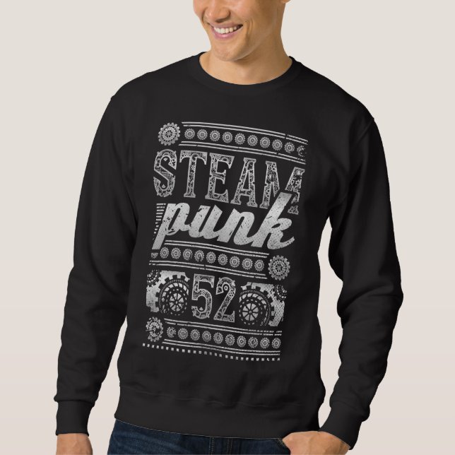 52. Geburtstag Steampunk 52 Jahre alt Sweatshirt (Vorderseite)