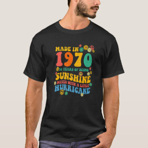 52. Geburtstagsdekorationen 60er 70er Gefärbte Kra T-Shirt