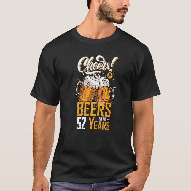 52. Geburtstagsparty T-Shirt (Vorderseite)