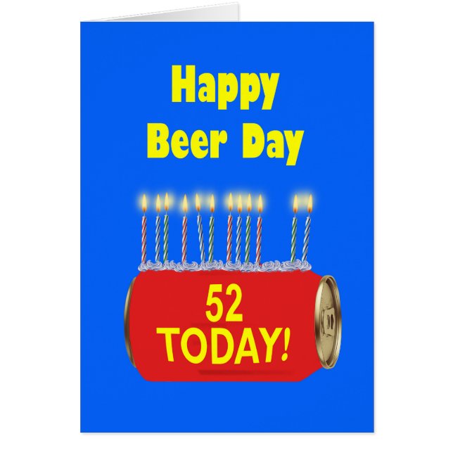52. Happy Beer Day Geburtstag (Vorne)