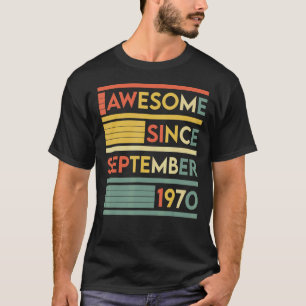 52 Jahre alt 52. Geburtstag Phantastisch seit Sept T-Shirt