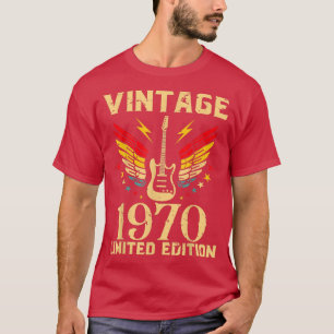 52 Jahre alt Geburtstags Gitarre Gitarrist 52. T-Shirt