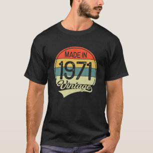 52 Jahre alt Vintag 1971 Made in 1971 52. T-Shirt