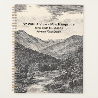 52 mit Aussicht New Hampshire Berggipfel Gipfeltre Planer