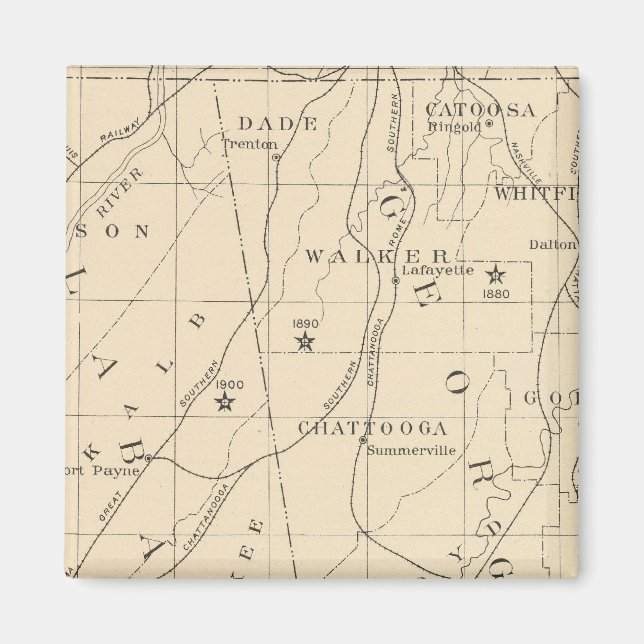 52 Zentralafrikanische Bevölkerung 1880-1900 Magnet (Vorne)