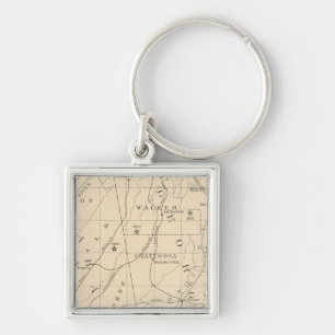 52 Zentrum Neger Bevölkerung 1880-1900 Schlüsselanhänger