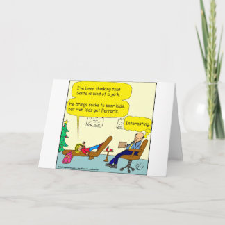 530 Santa ist ein jerk-Cartoon Feiertagskarte